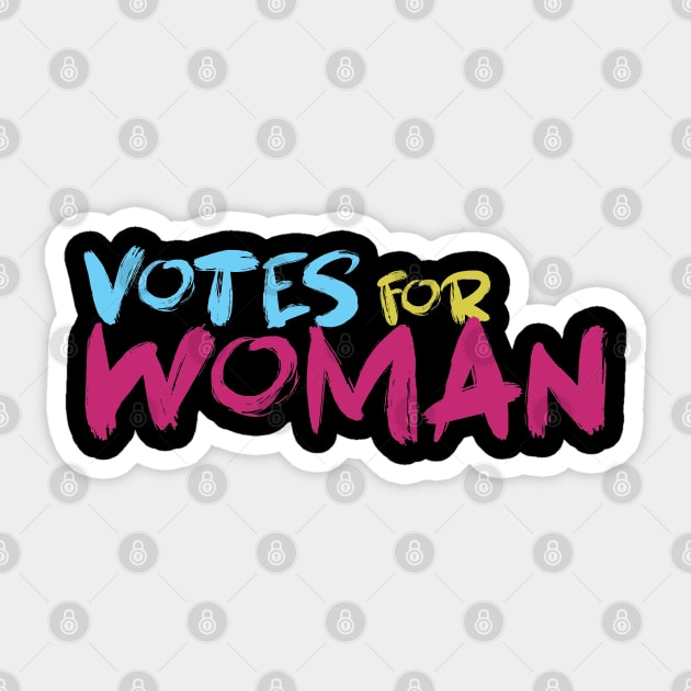 Vote for woman Sticker by Egit